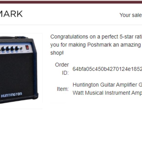 Huntington Guitar Amplifier GA-10 10 Watt Musical Instrument Amp - Picture 3 of 3